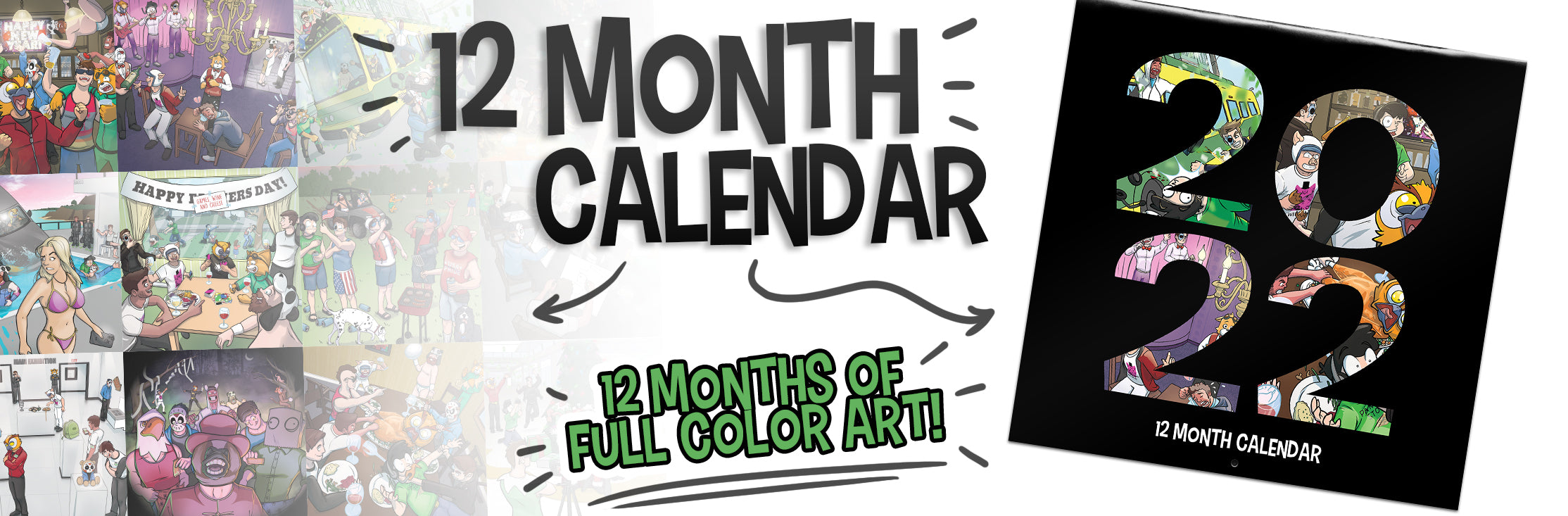The Group's 2022 Art Calendar Nogla Shop